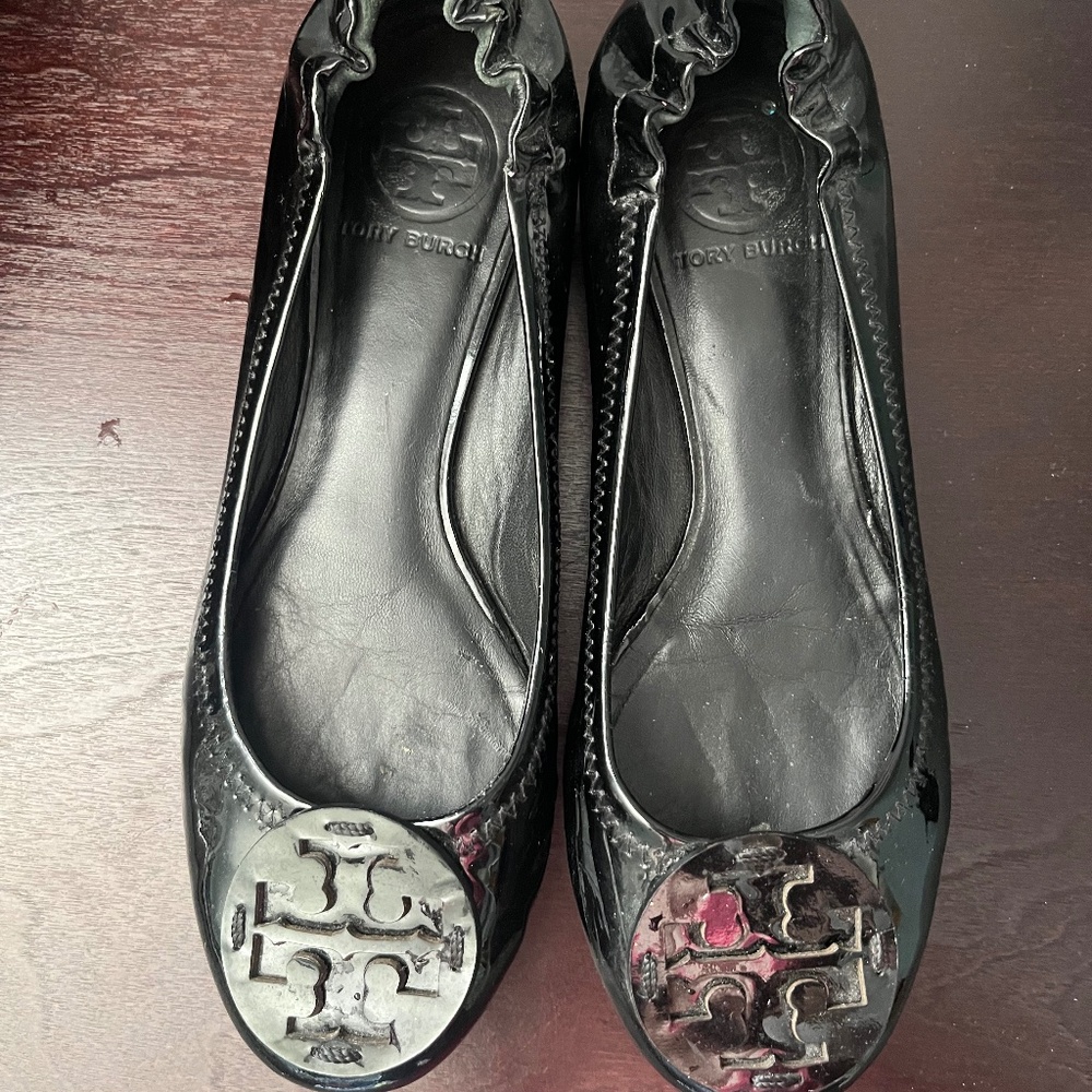 Tory Burch Patent Leather Flats Size 6.5